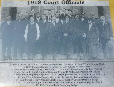 1919 Court Officials